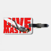 Étiquette À Bagage Maître de plongée (Dos horizontal)