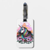 Étiquette À Bagage Majestic Unicorn (Dos Vertical)
