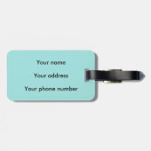 Étiquette À Bagage Mal Noël Bug - Présent (Dos horizontal)