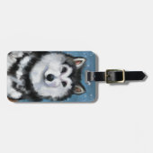 Étiquette À Bagage Malamute d'Alaska (Devant horizontal)