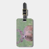 Étiquette À Bagage Mâle de cerfs communs de mule (Devant Vertical)