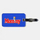 Étiquette À Bagage Maman (Dos horizontal)