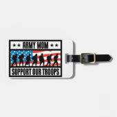 ÉTIQUETTE À BAGAGE MAMAN D'ARMÉE (Devant horizontal)