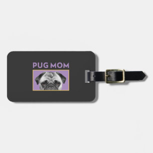 Étiquette À Bagage Maman de Pug