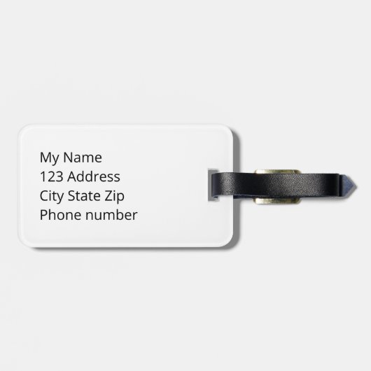 Étiquette À Bagage Maman super cool (Dos horizontal)