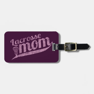 Étiquette À Bagage Maman vintage de lacrosse