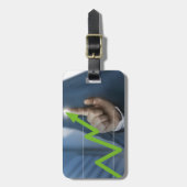 Étiquette À Bagage Man showing stock price touchscreen concept (Devant Vertical)