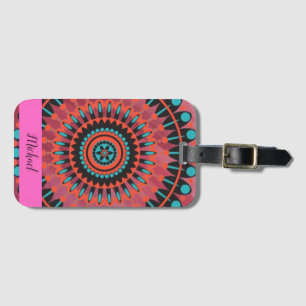 Étiquette À Bagage Mandala