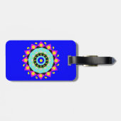 Étiquette À Bagage Mandala : Décoratif (Dos horizontal)