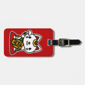 Étiquette À Bagage Maneki Neko (Lucky Cat) (Devant horizontal)