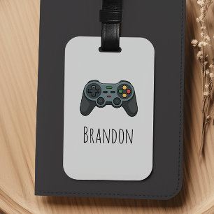 Étiquette À Bagage Manette de jeu vidéo cool pour garçons Enfants