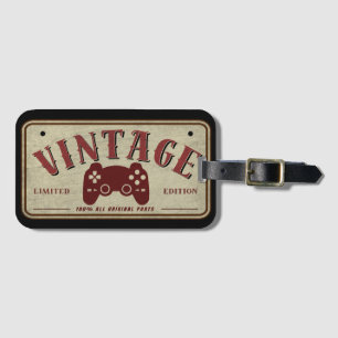 Étiquette À Bagage Manette Vintage Édition Limitée Pièces d'Origine