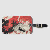 Étiquette À Bagage Manga Art Worrior (Devant Horizontal)