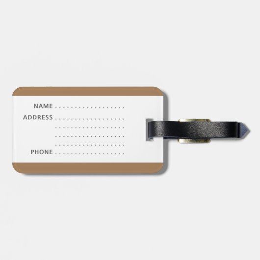 Étiquette À Bagage Manipuler avec soin, signe fragile (Dos horizontal)