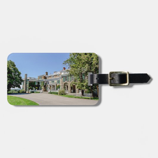 Étiquette À Bagage Manoir du Président (FDR) Franklin Delano (Devant horizontal)