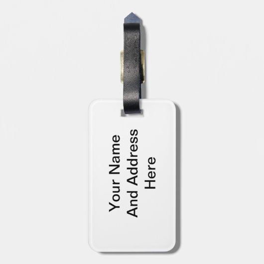 Étiquette À Bagage Mansquatch (Dos Vertical)