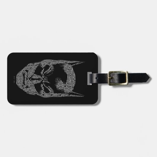 Étiquette À Bagage Mantra de Batman Head (Devant horizontal)