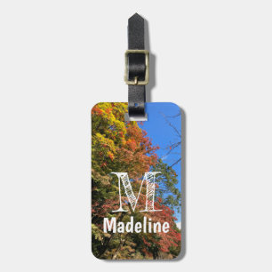 Étiquette À Bagage Maples colorées vives