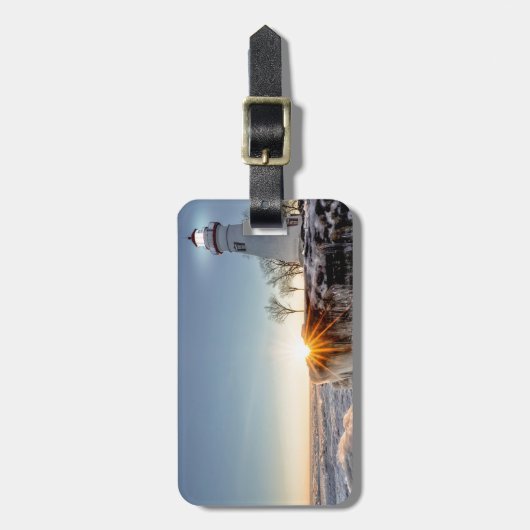 Étiquette À Bagage Marblehead Lighthouse (Devant Vertical)