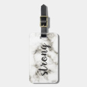 Étiquette À Bagage Marbre fort (Devant Vertical)