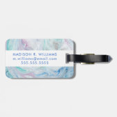 Étiquette À Bagage Marbre I (Dos horizontal)