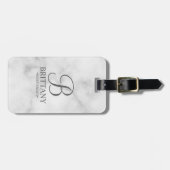 Étiquette À Bagage Marbre Nom et monographie de la servante d'État pe (Devant horizontal)