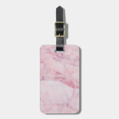 Étiquette À Bagage Marbre rose (Devant Vertical)