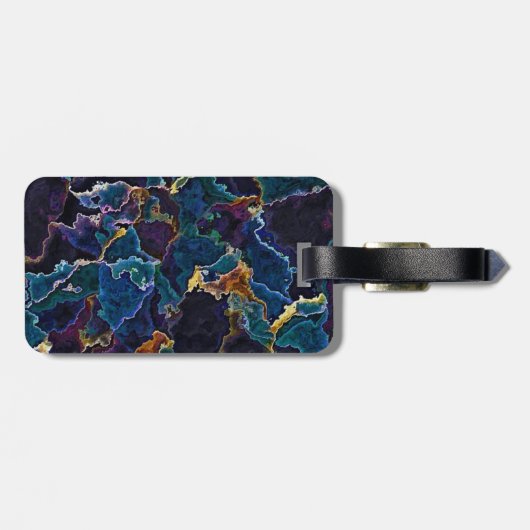 Étiquette À Bagage Marche à huile (Dos horizontal)