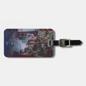 Étiquette À Bagage Marche à l'état brut sur le numéro de bagage de la (Devant horizontal)