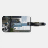 Étiquette À Bagage Marche de Chicago River (Dos horizontal)