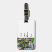 Étiquette À Bagage Marcher le long de Rainbow Row (Devant Vertical)