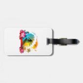 Étiquette À Bagage Marcher Sur La Marche (Dos horizontal)