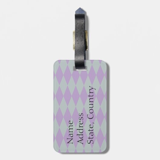 Étiquette À Bagage Mardi Gras Aussie (Dos Vertical)