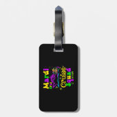 Étiquette À Bagage mardi gras cruise squad 2024 Family Matching Trip (Dos Vertical)