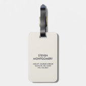 Étiquette À Bagage Mare Green Frankenstein Monster face Halloween (Dos Vertical)