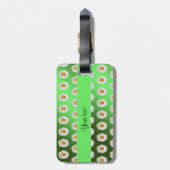 Étiquette À Bagage Marguerites (Dos Vertical)