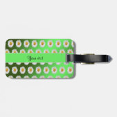 Étiquette À Bagage Marguerites (Dos horizontal)