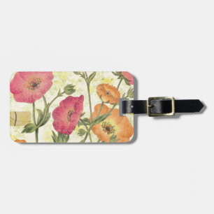 Étiquette À Bagage Marguerites colorées