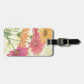 Étiquette À Bagage Marguerites décoratives (Devant horizontal)