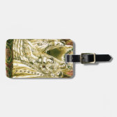 Étiquette À Bagage Mariage antique de mariée vintage (Devant horizontal)