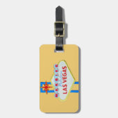 Étiquette À Bagage Marié dans le faire-part de Las Vegas (Devant Vertical)