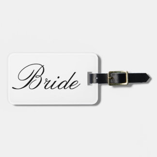 Étiquette À Bagage Mariée