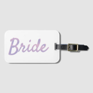 Étiquette À Bagage Mariée : Correspondance des nuages de rêve