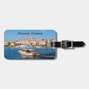 Étiquette À Bagage Marina de Korcula ville - Dalmatie, Croatie