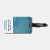 Étiquette À Bagage Marine américaine | Navy Alt Emblem (Dos horizontal)