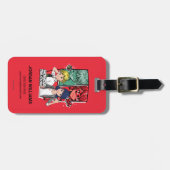 Étiquette À Bagage Marinette comique miqueuse & Adrien Véritables Cou (Devant horizontal)