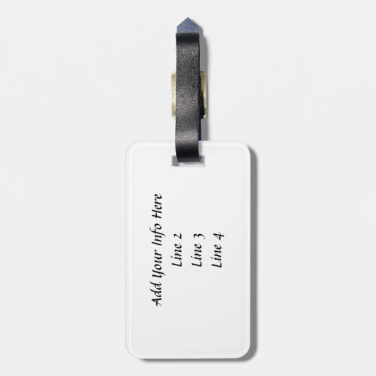 Étiquette À Bagage Marionnettes sucrées Cavapoo (Dos Vertical)