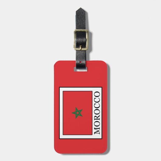 Étiquette À Bagage Maroc (Devant Vertical)