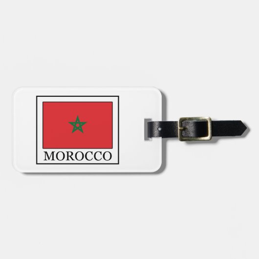 Étiquette À Bagage Maroc (Devant horizontal)
