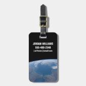 Étiquette À Bagage Maroc Et Espagne. (Devant Vertical)